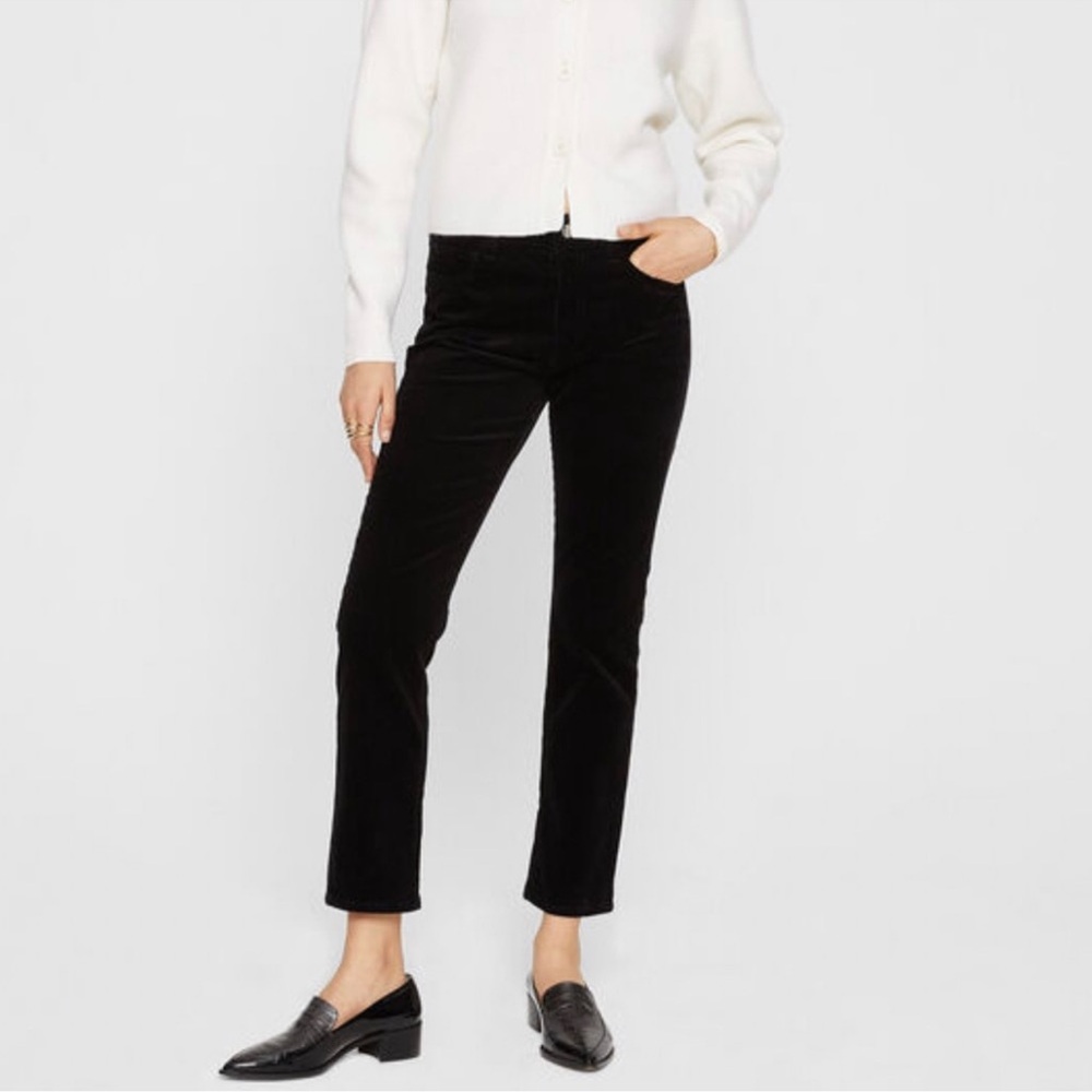 Club Monaco The High Rise Skinny Corduroy Black